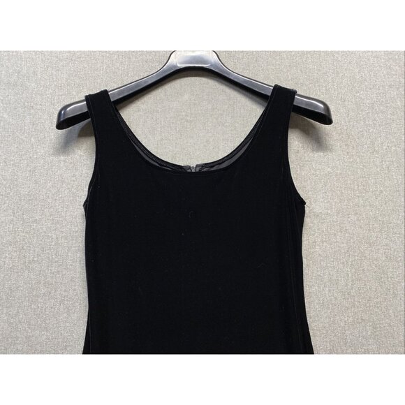 Crimson Womens Maxi Long Evening Gown Dress & Jacket Size 8 Velvet Black Beaded - Picture 4 of 16